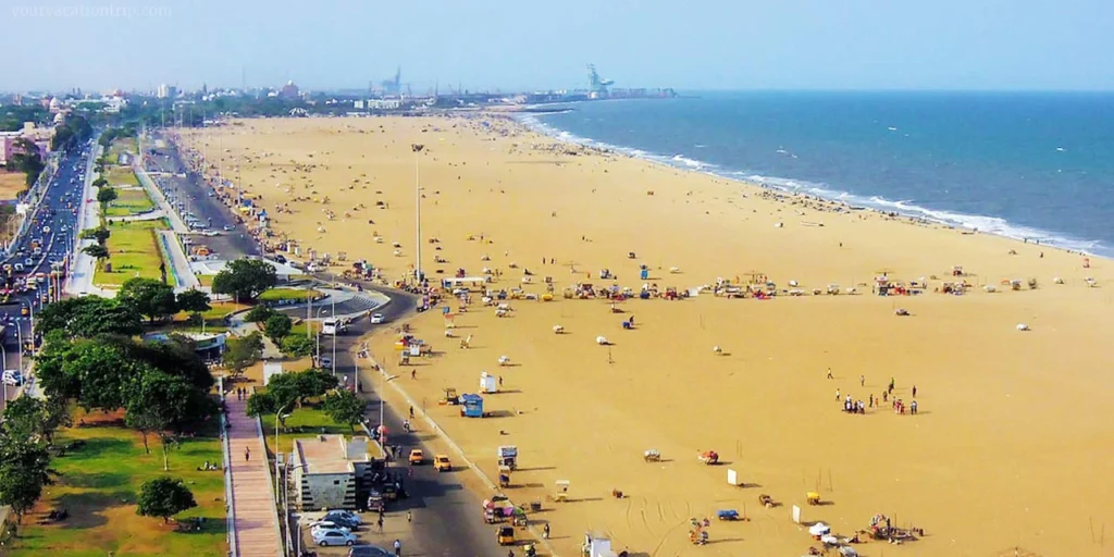 Marina Beach : Places To Visit In Chennai